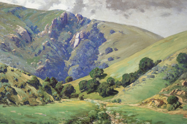 William Alexander Griffith In Laguna Canyon, 1928, Oil on canvas, 30 1/4 x 40 1/4 in