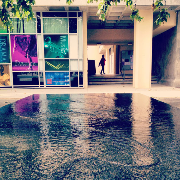 Arts Plaza designed by Maya Lin dedicated in 2005
