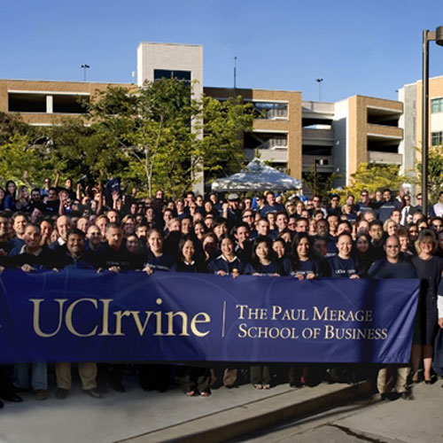 In 2005, Business school renamed for Paul Merage