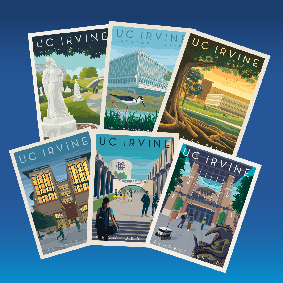 UC Irvine 60th posters