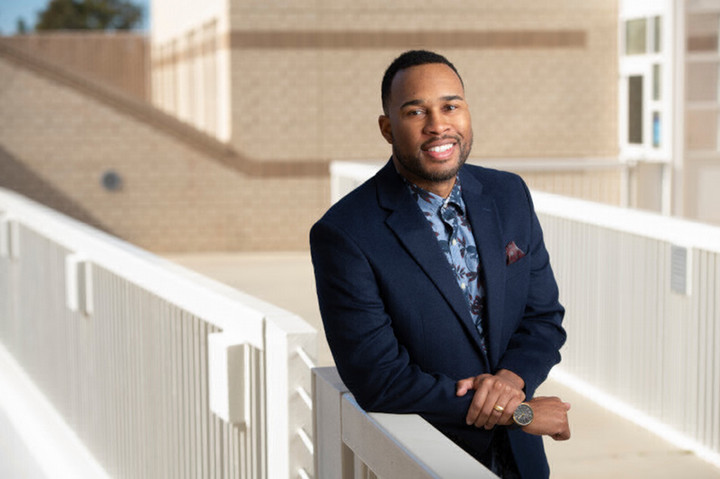 Professor Davin Phoenix interviews first-gen students