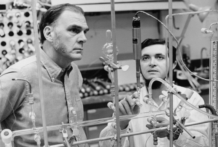 F. Sherwood Rowland (left) and Mario Molina