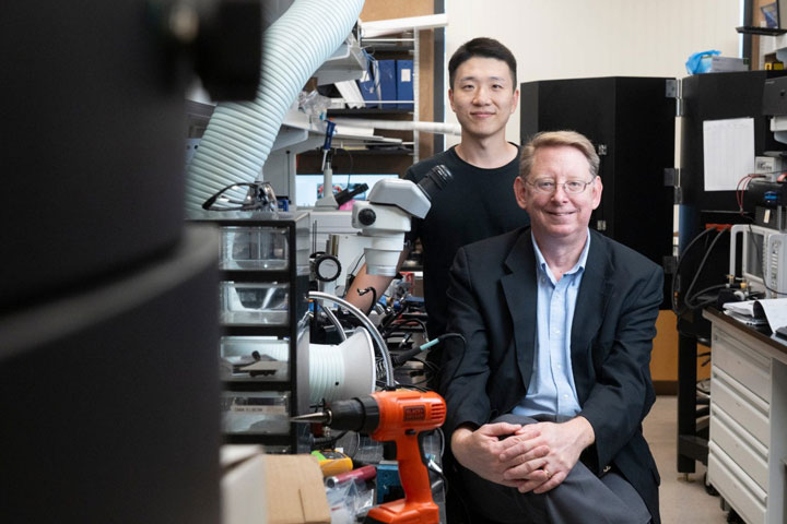 Left to right: Sangjun Noh and Peter Burke
