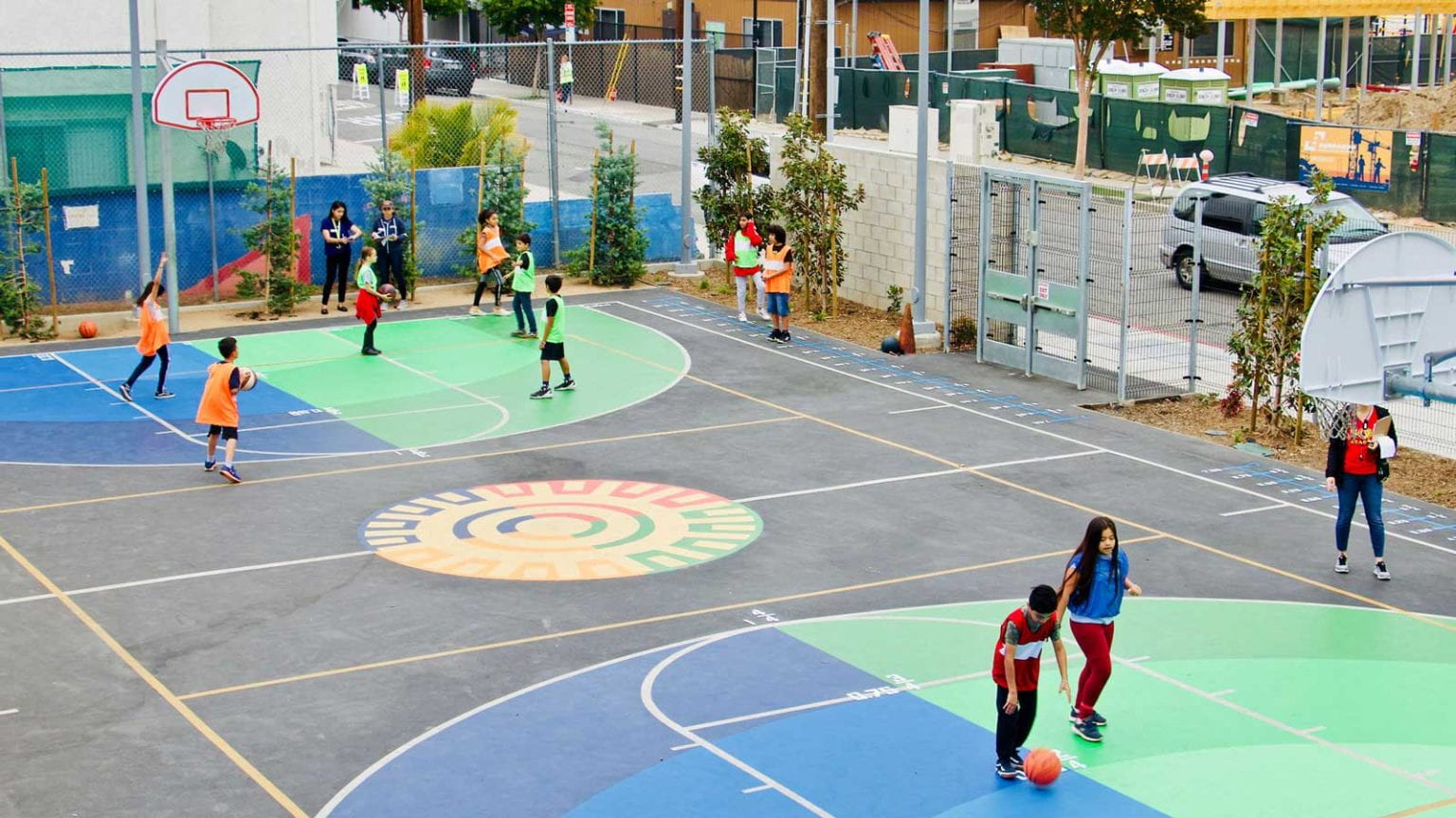 UC Irvine Podcast featuring UC Irvine researchers' work with Fraction Ball in school playgrounds